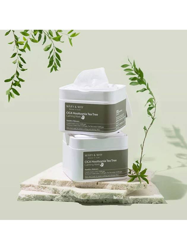 [Mary&May] CICA Houttuynia Tea Tree Calming Mask (30ea) - MARY&MAY - BALAAN 3