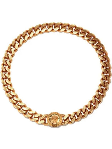 Medusa Medusa Pendant Gold Tone Chain Link Necklace Necklace - VERSACE - BALAAN 1