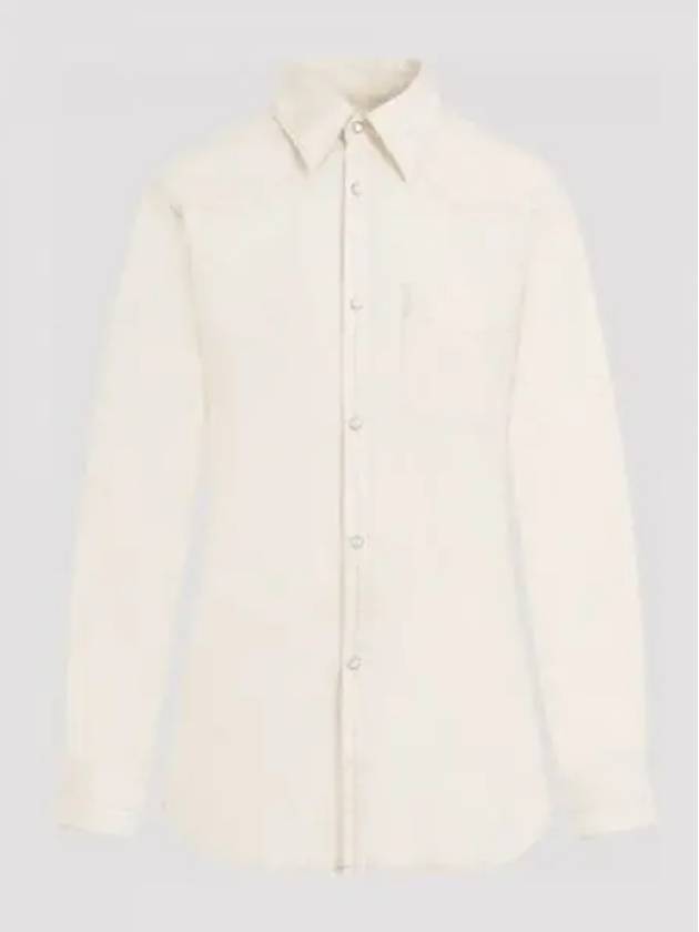 Western Fitted Shirt Ivory - LEMAIRE - BALAAN 2