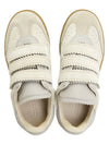 Beth Logo Leather Low Top Sneakers Beige - ISABEL MARANT - BALAAN 3