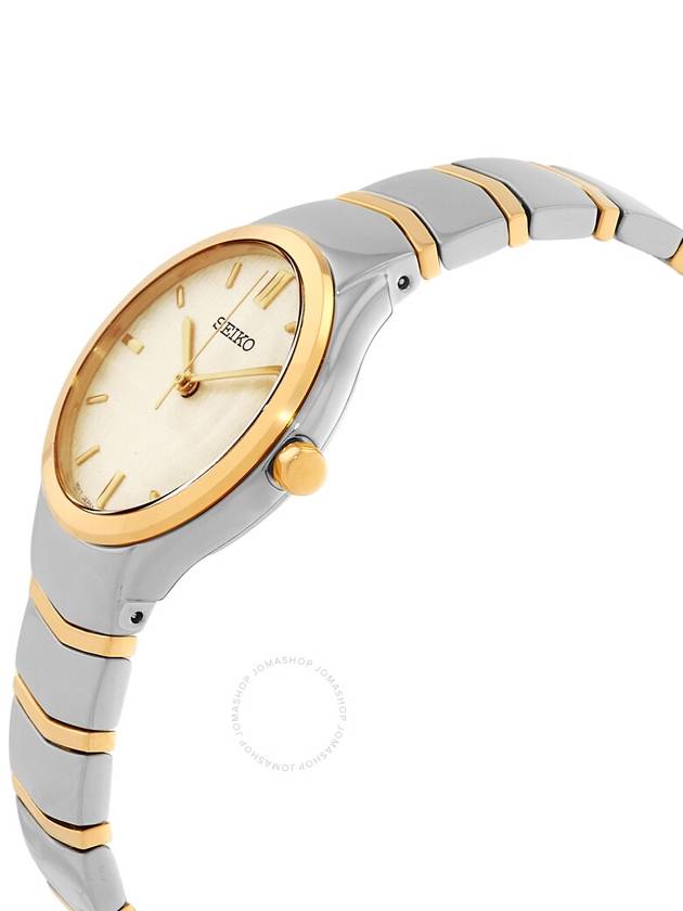 Seiko Discover More Quartz Champagne Dial Ladies Watch SUR550P1 - SEIKO - BALAAN 2