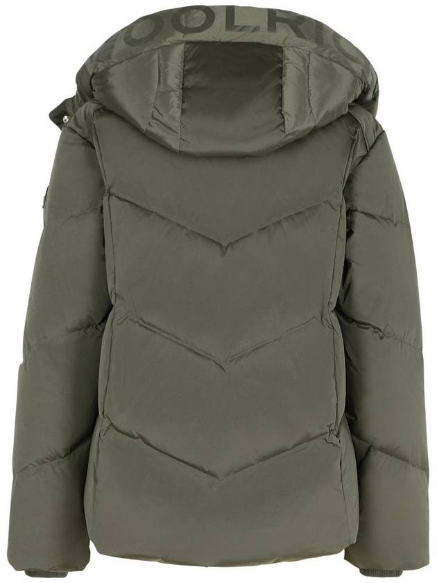 Woolrich 'Alsea' Green Polyamide Blend Down Jacket - WOOLRICH - BALAAN 3