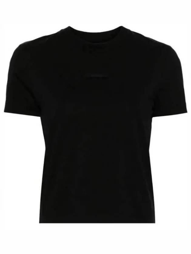 Le Gros Grain Short Sleeve T-Shirt Black - JACQUEMUS - BALAAN 2