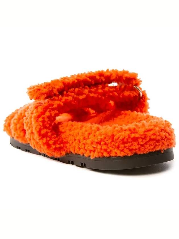 Chypre Wool Sandals Orange - HERMES - BALAAN 6