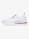 Heavy Athletic Mesh Tech Runner Low Top Sneakers White - THOM BROWNE - BALAAN 2