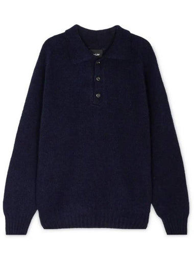 Ghost pressure knit PK shirt navy - HOWLIN' - BALAAN 1