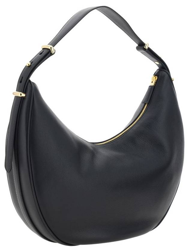 Large Leather Shoulder Bag Black - PRADA - BALAAN 4