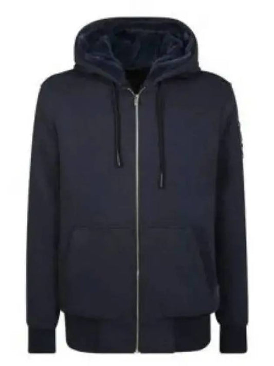 Classic Bunny Zip Up Hoodie Dark Sapphire Lining Dark Sapphire - MOOSE KNUCKLES - BALAAN 2