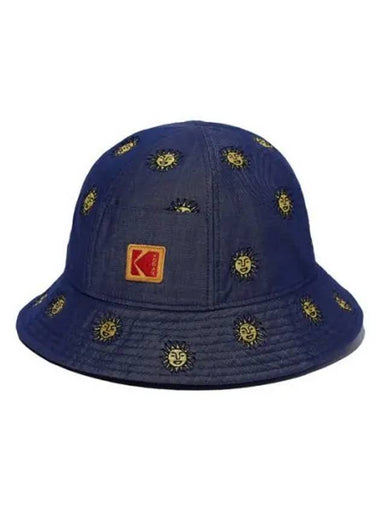 KODAK Apparel Pattern Bucket Hat DENIM - KODO - BALAAN 1