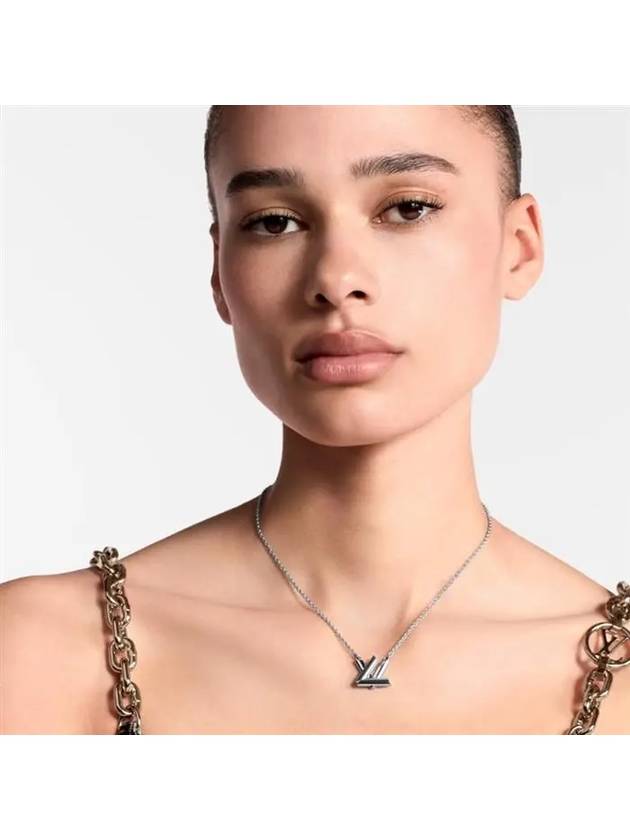 GO 14 Necklace Silver - LOUIS VUITTON - BALAAN 4