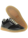 6 Court Logo Tongue Low Top Sneakers Black - MAISON MARGIELA - BALAAN 6