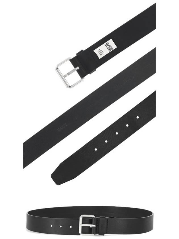 Serge VA Leather Belt Black - HUGO BOSS - BALAAN 4