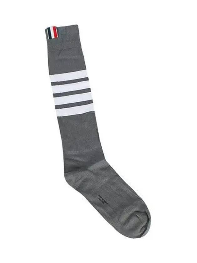 4 Bar Stripe Socks Grey - THOM BROWNE - BALAAN 2