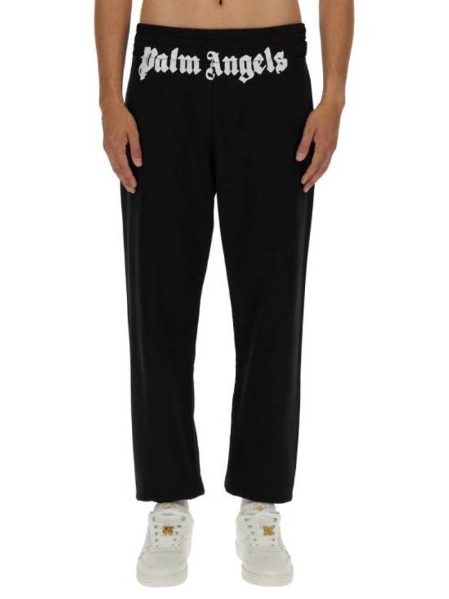 Classic Logo Track Pants Black - PALM ANGELS - BALAAN 5