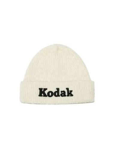 KODAK Apparel Bookle Short Beanie IVORY - KODO - BALAAN 1