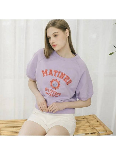 Dolphin Voyage Half Sweat Shirts LAVENDER - LE SOLEIL MATINEE - BALAAN 2