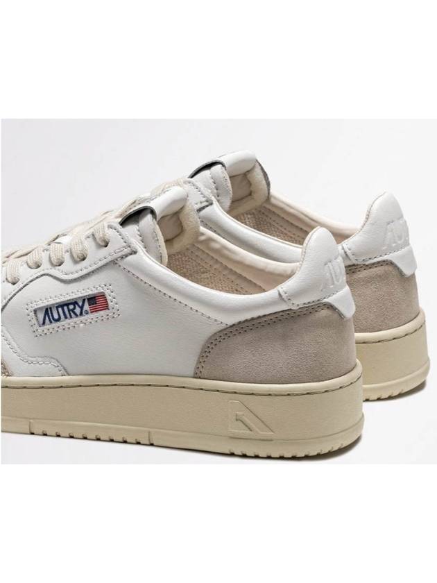 Medalist Goatskin Low Top Sneakers White - AUTRY - BALAAN 6