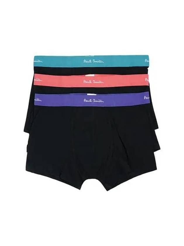 Men s Logo Waistband Trunks 3 Pack Underwear M1A914N3PK57 79 - PAUL SMITH - BALAAN 1