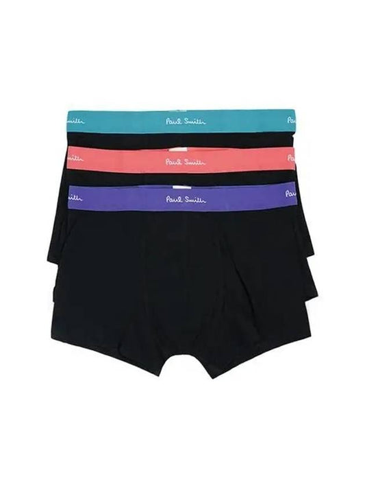 Men s Logo Waistband Trunks 3 Pack Underwear M1A914N3PK57 79 - PAUL SMITH - BALAAN 2