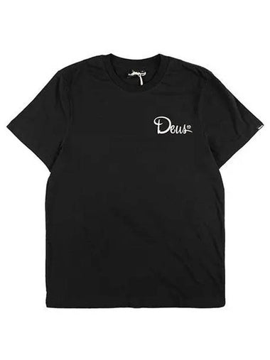 DMF241619A BLK HEFFERLUMP Men s Short Sleeve T Shirt 1138608 - DEUS EX MACHINA - BALAAN 1