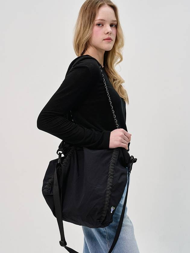 Sporty Multi Shoulder Bag Black - SORRY TOO MUCH LOVE - BALAAN 3