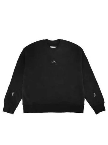 ACWMW080 BLACK Essential Small Logo Crew Neck Sweatshirt 1121215 - A-COLD-WALL - BALAAN 1