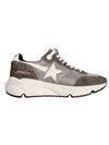 Running Sole Mesh Low Top Sneakers Olive Green - GOLDEN GOOSE - BALAAN.