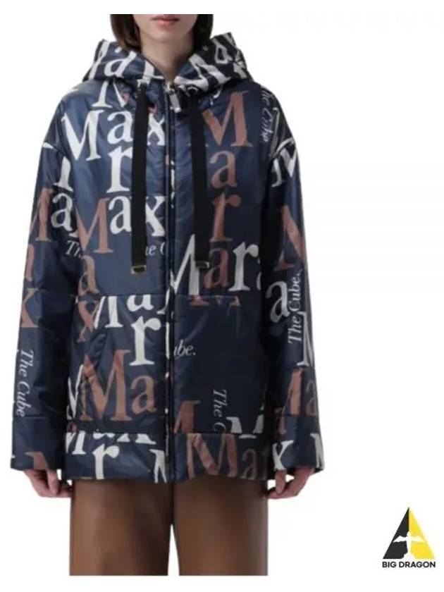 Maxi Water Repellent Reversible Padding Navy - MAX MARA - BALAAN 2