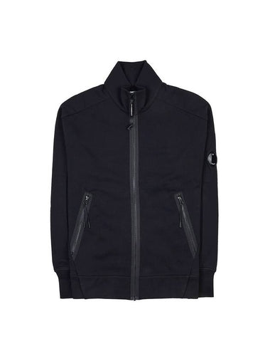 Lens Wappen Zip-Up Jacket Black - CP COMPANY - BALAAN 1