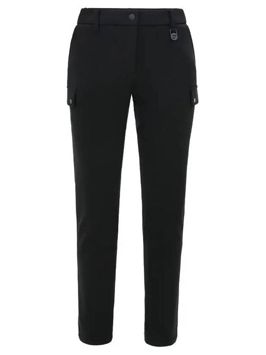 Women s Half Quilted Long Golf Pants IPL4WPT252 BK - IJP DESIGN - BALAAN 2