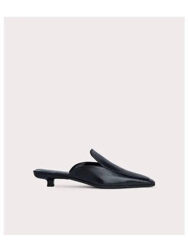 INGRID GLOSS LEATHER MULE BLACK B1FUSM018WHCBK0LL0 - BY FAR - BALAAN 1