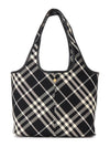 Check Small Tote Bag Black - BURBERRY - BALAAN 2