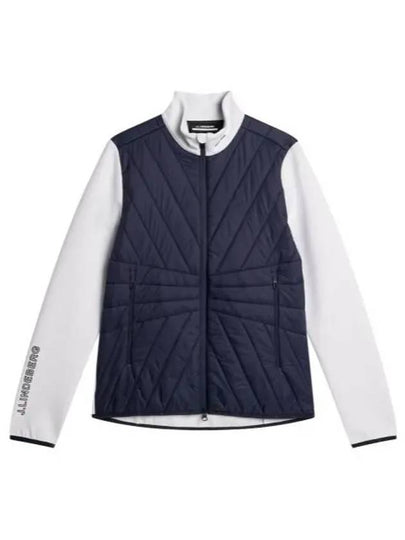 Women's Holma Quilt Hybrid Jacket Navy - J.LINDEBERG - BALAAN 2