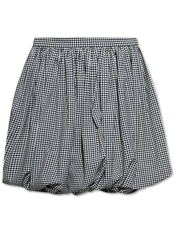 Marni Short Plaid Skirt, Women's, White - MARNI - BALAAN 1