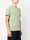 Pisato Effect Logo Patch Short Sleeve T-Shirt Green - STONE ISLAND - BALAAN 4