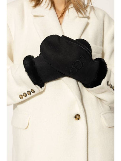 UGG Gloves With Logo, Women's, Black - UGG - BALAAN 2