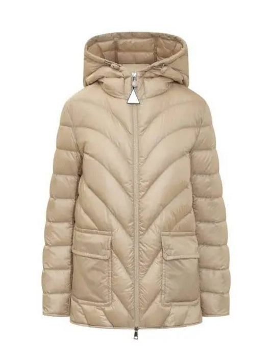 Women's Argenno Short Down Padding Beige - MONCLER - BALAAN 2