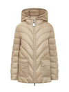 Women's Argenno Short Down Padding Beige - MONCLER - BALAAN 2