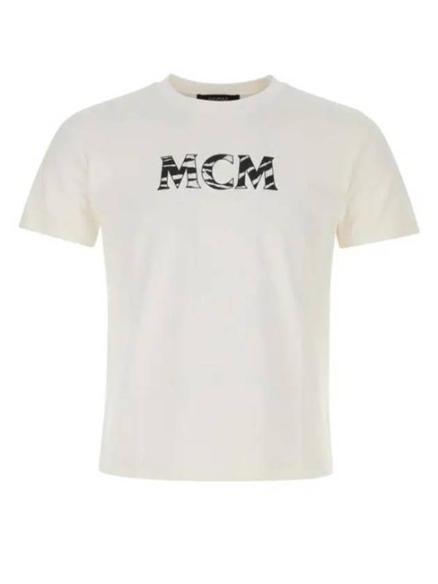 short sleeve t-shirt MFTDSMM02 WG EGRET - MCM - BALAAN 1