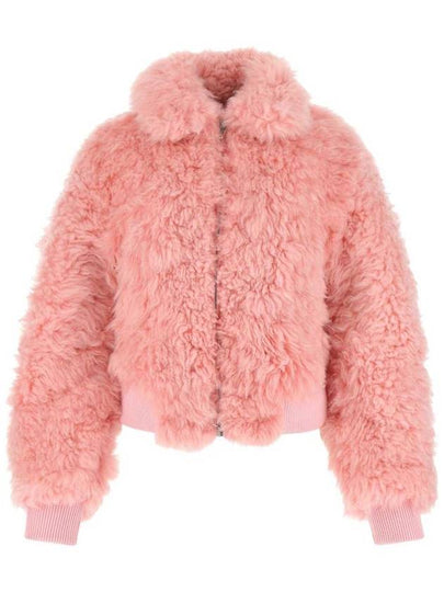 shearling jacket pink - BOTTEGA VENETA - BALAAN 2