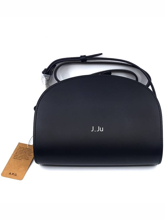 Demi Lune Half Moon Mini Cross Bag Black - A.P.C. - BALAAN.