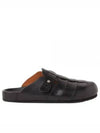 Leather Mules Slippers Black - BUTTERO - BALAAN 2