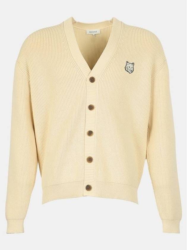 Bold Fox Head Cardigan Ivory - MAISON KITSUNE - BALAAN 2