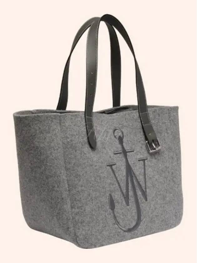 Embroidered Logo Tote Bag Grey - JW ANDERSON - BALAAN 2