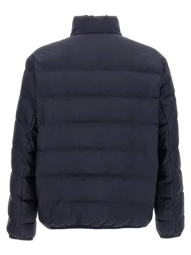 Stripe Logo Print Puffer Padding Navy - GUCCI - BALAAN 3