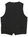 Button-Up Padded Vest Black - HERNO - BALAAN 3