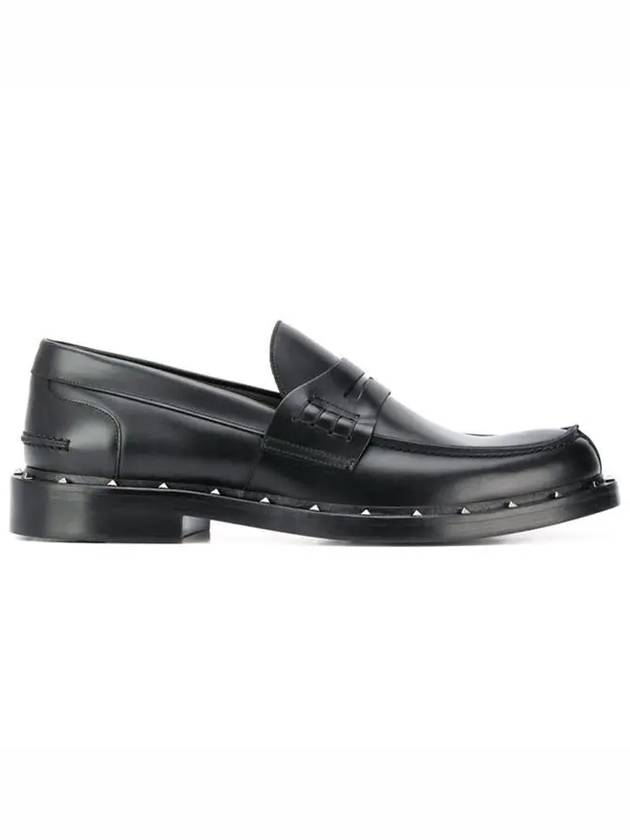 Rockstud Loafers Black - VALENTINO - BALAAN 2