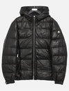 Men's Keg River Leather Down Jacket Black - MOOSE KNUCKLES - BALAAN 3