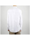 Contour Fox Head Casual Long Sleeve Shirt White - MAISON KITSUNE - BALAAN 5