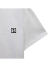 Men's Back Logo Cotton Short Sleeve T-Shirt White - WOOYOUNGMI - BALAAN 6